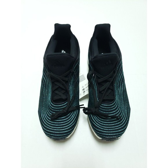 Adidas UltraBoost DNA Parley Core Black Blue Men\'s Running Shoes Sz 8 EH1184 main image 9